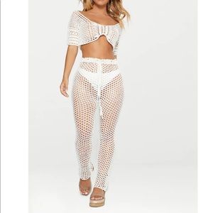 NWT Pretty Little Thing Crochet Cover-Up